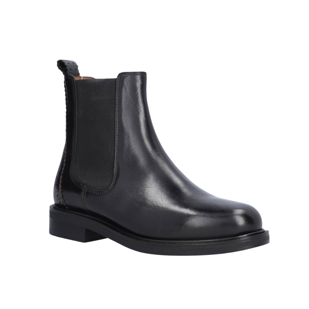 C1530 Chelsea støvle - Black calf 80